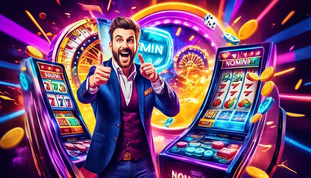 Tampilan jackpot nyaman di layar ponsel